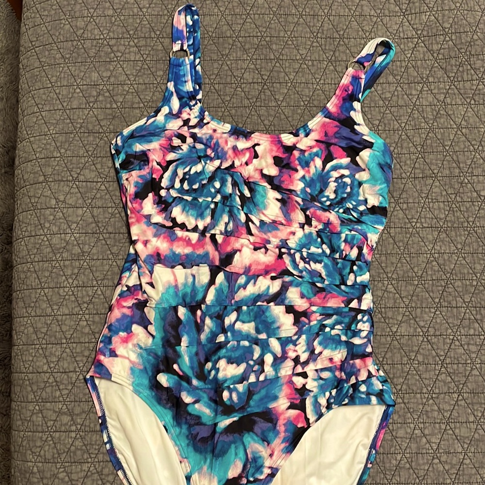 Calvin Klein one piece swimsuit.  Size 12.